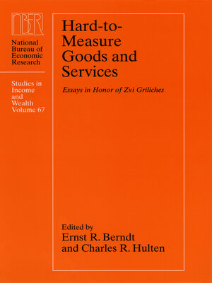 cover image of Hard-to-Measure Goods and Services